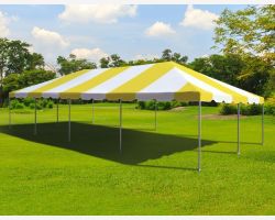 20' X 40' Commercial Aluminum Frame Tent - Yellow