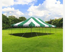 20' X 30' Commercial Steel Pole Tent - Green