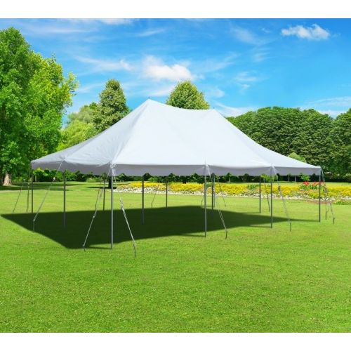 20' X 30' Commercial Aluminum Pole Tent White
