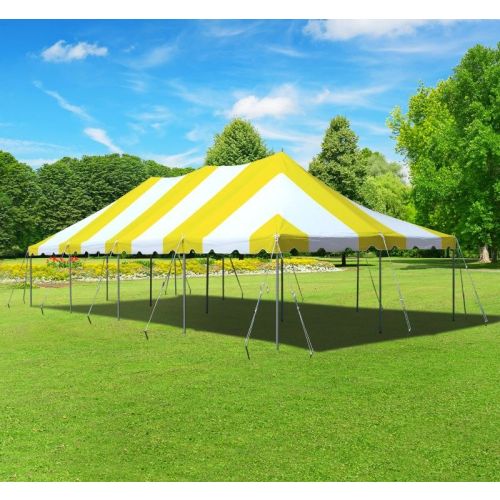 20' X 40' Commercial Aluminum Pole Tent Yellow