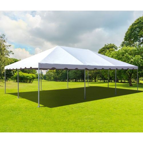 20' X 30' PVC Commercial Steel Frame Tent White