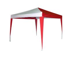 10' x 10' Basic Pop-Up Party Tent - Red and White