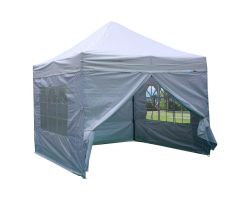 10' x 10' Deluxe Pop-Up Party Tent - White