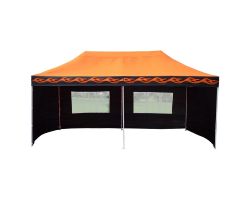 10' x 20' Deluxe Pop-Up Party Tent - Orange Flame