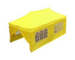 10' x 20' Deluxe Pop-Up Party Tent - Yellow