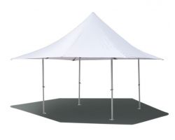 10' X 10' 50mm Commercial Pop-Up Fly Tent - White