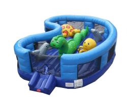 Playland Inflatable Bounce House, Under the Sea