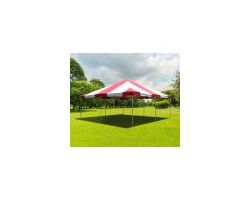 20' X 20' PVC Commercial Steel Frame Tent - Red