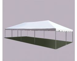 20' X 40' PE Commercial Steel Frame Tent - White